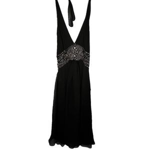Adrianna Papell Black‎ Silk Dress